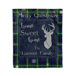 Scotstee Shop Tartan Plaid Christmas Fleece Blankets Clan Lamont Plaid Blanket, tartan blanket, tartan blanket fleece, plaid blanket, plaid fleece blanket, clan tartan blanket, clan blanket, christmas blanket