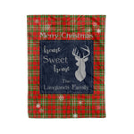 Scotstee Shop Tartan Plaid Christmas Fleece Blankets Clan Langlands Plaid Blanket, tartan blanket, tartan blanket fleece, plaid blanket, plaid fleece blanket, clan tartan blanket, clan blanket, christmas blanket