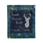 Scotstee Shop Tartan Plaid Christmas Fleece Blankets Clan Lauder Plaid Blanket, tartan blanket, tartan blanket fleece, plaid blanket, plaid fleece blanket, clan tartan blanket, clan blanket, christmas blanket