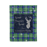 Scotstee Shop Tartan Plaid Christmas Fleece Blankets Clan Learmonth Plaid Blanket, tartan blanket, tartan blanket fleece, plaid blanket, plaid fleece blanket, clan tartan blanket, clan blanket, christmas blanket