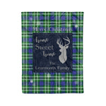 Scotstee Shop Tartan Plaid Christmas Fleece Blankets Clan Learmonth Plaid Blanket, tartan blanket, tartan blanket fleece, plaid blanket, plaid fleece blanket, clan tartan blanket, clan blanket, christmas blanket