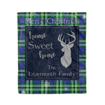 Scotstee Shop Tartan Plaid Christmas Fleece Blankets Clan Learmonth Plaid Blanket, tartan blanket, tartan blanket fleece, plaid blanket, plaid fleece blanket, clan tartan blanket, clan blanket, christmas blanket