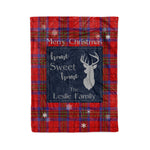 Scotstee Shop Tartan Plaid Christmas Fleece Blankets Clan Leslie Modern Plaid Blanket, tartan blanket, tartan blanket fleece, plaid blanket, plaid fleece blanket, clan tartan blanket, clan blanket, christmas blanket