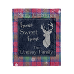 Scotstee Shop Tartan Plaid Christmas Fleece Blankets Clan Lindsay Ancient Plaid Blanket, tartan blanket, tartan blanket fleece, plaid blanket, plaid fleece blanket, clan tartan blanket, clan blanket, christmas blanket