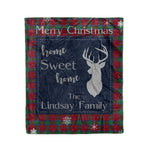 Scotstee Shop Tartan Plaid Christmas Fleece Blankets Clan Lindsay Modern Plaid Blanket, tartan blanket, tartan blanket fleece, plaid blanket, plaid fleece blanket, clan tartan blanket, clan blanket, christmas blanket