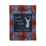 Scotstee Shop Tartan Plaid Christmas Fleece Blankets Clan Newton Plaid Blanket, tartan blanket, tartan blanket fleece, plaid blanket, plaid fleece blanket, clan tartan blanket, clan blanket, christmas blanket