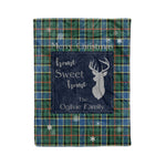 Scotstee Shop Tartan Plaid Christmas Fleece Blankets Clan Ogilvie Hunting Ancient Plaid Blanket, tartan blanket, tartan blanket fleece, plaid blanket, plaid fleece blanket, clan tartan blanket, clan blanket, christmas blanket