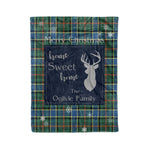 Scotstee Shop Tartan Plaid Christmas Fleece Blankets Clan Ogilvie Hunting Ancient Plaid Blanket, tartan blanket, tartan blanket fleece, plaid blanket, plaid fleece blanket, clan tartan blanket, clan blanket, christmas blanket