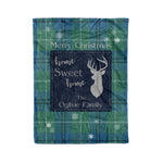 Scotstee Shop Tartan Plaid Christmas Fleece Blankets Clan Oliphant Ancient Plaid Blanket, tartan blanket, tartan blanket fleece, plaid blanket, plaid fleece blanket, clan tartan blanket, clan blanket, christmas blanket