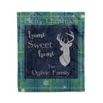Scotstee Shop Tartan Plaid Christmas Fleece Blankets Clan Oliphant Ancient Plaid Blanket, tartan blanket, tartan blanket fleece, plaid blanket, plaid fleece blanket, clan tartan blanket, clan blanket, christmas blanket