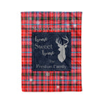 Scotstee Shop Tartan Plaid Christmas Fleece Blankets Clan Preston Plaid Blanket, tartan blanket, tartan blanket fleece, plaid blanket, plaid fleece blanket, clan tartan blanket, clan blanket, christmas blanket