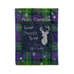 Scotstee Shop Tartan Plaid Christmas Fleece Blankets Clan Tait Plaid Blanket, tartan blanket, tartan blanket fleece, plaid blanket, plaid fleece blanket, clan tartan blanket, clan blanket, christmas blanket