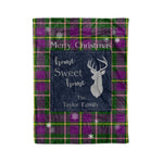 Scotstee Shop Tartan Plaid Christmas Fleece Blankets Clan Taylor  Plaid Blanket, tartan blanket, tartan blanket fleece, plaid blanket, plaid fleece blanket, clan tartan blanket, clan blanket, christmas blanket