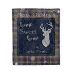 Scotstee Shop Tartan Plaid Christmas Fleece Blankets Clan Taylor Weathered Plaid Blanket, tartan blanket, tartan blanket fleece, plaid blanket, plaid fleece blanket, clan tartan blanket, clan blanket, christmas blanket