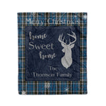 Scotstee Shop Tartan Plaid Christmas Fleece Blankets Clan Thomson Dress Plaid Blanket, tartan blanket, tartan blanket fleece, plaid blanket, plaid fleece blanket, clan tartan blanket, clan blanket, christmas blanket