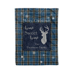 Scotstee Shop Tartan Plaid Christmas Fleece Blankets Clan Thomson Dress Plaid Blanket, tartan blanket, tartan blanket fleece, plaid blanket, plaid fleece blanket, clan tartan blanket, clan blanket, christmas blanket