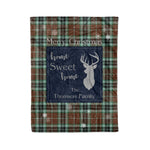 Scotstee Shop Tartan Plaid Christmas Fleece Blankets Clan Thomson Hunting Modern Plaid Blanket, tartan blanket, tartan blanket fleece, plaid blanket, plaid fleece blanket, clan tartan blanket, clan blanket, christmas blanket