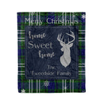 Scotstee Shop Tartan Plaid Christmas Fleece Blankets Clan Tweedside Plaid Blanket, tartan blanket, tartan blanket fleece, plaid blanket, plaid fleece blanket, clan tartan blanket, clan blanket, christmas blanket