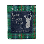 Scotstee Shop Tartan Plaid Christmas Fleece Blankets Clan Urquhart Ancient Plaid Blanket, tartan blanket, tartan blanket fleece, plaid blanket, plaid fleece blanket, clan tartan blanket, clan blanket, christmas blanket
