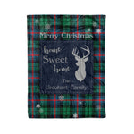 Scotstee Shop Tartan Plaid Christmas Fleece Blankets Clan Urquhart Broad Red Ancient Plaid Blanket, tartan blanket, tartan blanket fleece, plaid blanket, plaid fleece blanket, clan tartan blanket, clan blanket, christmas blanket