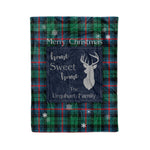 Scotstee Shop Tartan Plaid Christmas Fleece Blankets Clan Urquhart Broad Red Ancient Plaid Blanket, tartan blanket, tartan blanket fleece, plaid blanket, plaid fleece blanket, clan tartan blanket, clan blanket, christmas blanket