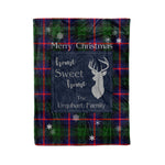 Scotstee Shop Tartan Plaid Christmas Fleece Blankets Clan Urquhart Plaid Blanket, tartan blanket, tartan blanket fleece, plaid blanket, plaid fleece blanket, clan tartan blanket, clan blanket, christmas blanket