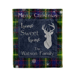 Scotstee Shop Tartan Plaid Christmas Fleece Blankets Clan Watson Modern Plaid Blanket, tartan blanket, tartan blanket fleece, plaid blanket, plaid fleece blanket, clan tartan blanket, clan blanket, christmas blanket