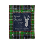 Scotstee Shop Tartan Plaid Christmas Fleece Blankets Clan Webster Plaid Blanket, tartan blanket, tartan blanket fleece, plaid blanket, plaid fleece blanket, clan tartan blanket, clan blanket, christmas blanket