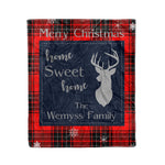 Scotstee Shop Tartan Plaid Christmas Fleece Blankets Clan Wemyss Plaid Blanket, tartan blanket, tartan blanket fleece, plaid blanket, plaid fleece blanket, clan tartan blanket, clan blanket, christmas blanket