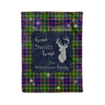 Scotstee Shop Tartan Plaid Christmas Fleece Blankets Clan Whitefoord Plaid Blanket, tartan blanket, tartan blanket fleece, plaid blanket, plaid fleece blanket, clan tartan blanket, clan blanket, christmas blanket