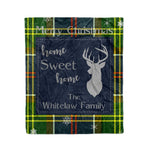 Scotstee Shop Tartan Plaid Christmas Fleece Blankets Clan Whitelaw Modern Plaid Blanket, tartan blanket, tartan blanket fleece, plaid blanket, plaid fleece blanket, clan tartan blanket, clan blanket, christmas blanket