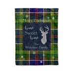 Scotstee Shop Tartan Plaid Christmas Fleece Blankets Clan Whitelaw Modern Plaid Blanket, tartan blanket, tartan blanket fleece, plaid blanket, plaid fleece blanket, clan tartan blanket, clan blanket, christmas blanket