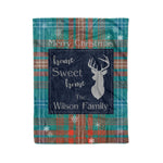 Scotstee Shop Tartan Plaid Christmas Fleece Blankets Clan Wilson Ancient Plaid Blanket, tartan blanket, tartan blanket fleece, plaid blanket, plaid fleece blanket, clan tartan blanket, clan blanket, christmas blanket