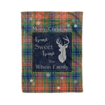 Scotstee Shop Tartan Plaid Christmas Fleece Blankets Clan Wilson Plaid Blanket, tartan blanket, tartan blanket fleece, plaid blanket, plaid fleece blanket, clan tartan blanket, clan blanket, christmas blanket