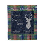 Scotstee Shop Tartan Plaid Christmas Fleece Blankets Clan Wilson Plaid Blanket, tartan blanket, tartan blanket fleece, plaid blanket, plaid fleece blanket, clan tartan blanket, clan blanket, christmas blanket