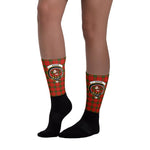 Scotstee Shop Tartan Plaid Socks Adair Clan Tartan Socks Buffalo Plaid Socks, Plaid Socks Men's, Plaid Socks Women's, Christmas Socks