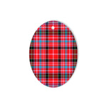 Pitblado Tartan Oval Ornaments, Christmas Tree Ornament, Plaid Christmas Ornaments, Ceramic Oval Christmas Tree Decoration, Tartan Oval Ornaments, Christmas Tree Ornament, Plaid Christmas Ornaments, Ceramic Oval Christmas Tree Decoration