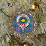 Pitcairn Celtic Circle Plaid Ornament Gift. Christmas Tree Ornament Tartan Ornament Great Christmas Ornaments Gift - Scotstee Shop