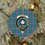 Pitcairn Scottish Clan Plaid Ornament Gift. Christmas Tree Ornament Pitcairn Clan Tartan Ornament Great Christmas Ornaments Gift - Scotstee Shop