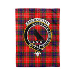 Plaid Blanket Abernethy Clan Crest Badge Tartan Blanket Scottish Red Plaid Throw Blanket Tartan Plaid Fleece Blanket