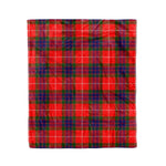 Plaid Blanket Abernethy Tartan Blanket Scottish Red Plaid Throw Blanket Tartan Plaid Fleece Blanket - Scotstee Shop