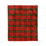 Plaid Blanket Adair Tartan Blanket Scottish Red Plaid Throw Blanket Tartan Plaid Fleece Blanket - Scotstee Shop