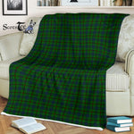 Plaid Blanket Agnew Hunting Tartan Blanket Scottish Green Plaid Throw Blanket Tartan Plaid Fleece Blanket - Scotstee Shop