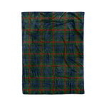 Plaid Blanket Aiton Hunting Tartan Blanket Scottish Green Plaid Blanket Tartan Plaid Fleece Blanket - Scotstee Shop
