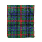 Plaid Blanket Aiton Tartan Blanket Scottish Green Plaid Throw Blanket Tartan Plaid Fleece Blanket - Scotstee Shop
