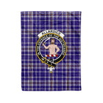 Plaid Blanket Allardice Clan Crest Badge Tartan Blanket Scottish Purple Plaid Throw Blanket Tartan Plaid Fleece Blanket