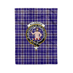 Plaid Blanket Allardice Clan Crest Badge Tartan Blanket Scottish Purple Plaid Throw Blanket Tartan Plaid Fleece Blanket