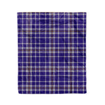 Plaid Blanket Allardice Tartan Blanket Scottish Purple Plaid Throw Blanket Tartan Plaid Fleece Blanket - Scotstee Shop