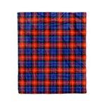 Plaid Blanket Anstruther Tartan Blanket Scottish Red Plaid Throw Blanket Tartan Plaid Fleece Blanket - Scotstee Shop