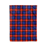 Plaid Blanket Anstruther Tartan Blanket Scottish Red Plaid Throw Blanket Tartan Plaid Fleece Blanket - Scotstee Shop